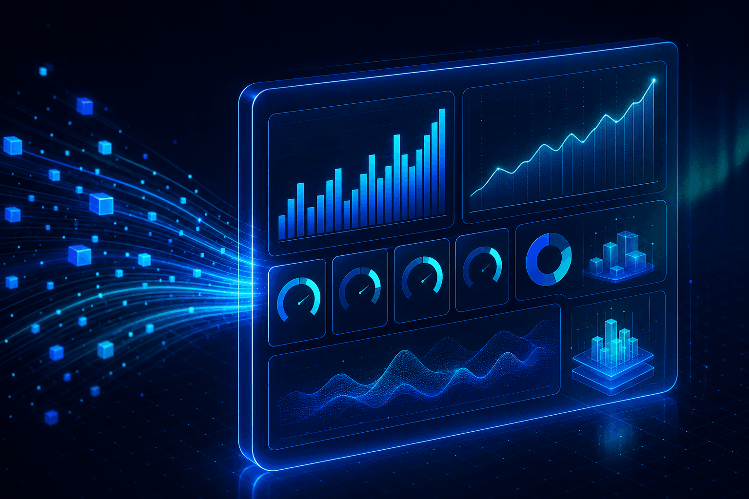 One Genesys KPI reactive processing feeding multiple dashboard platforms